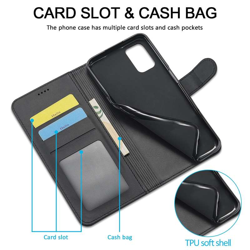 For OPPO A77 5G / A97 5G / Realme V23 LC.IMEEKE Calf Texture Leather Phone Case(Blue)