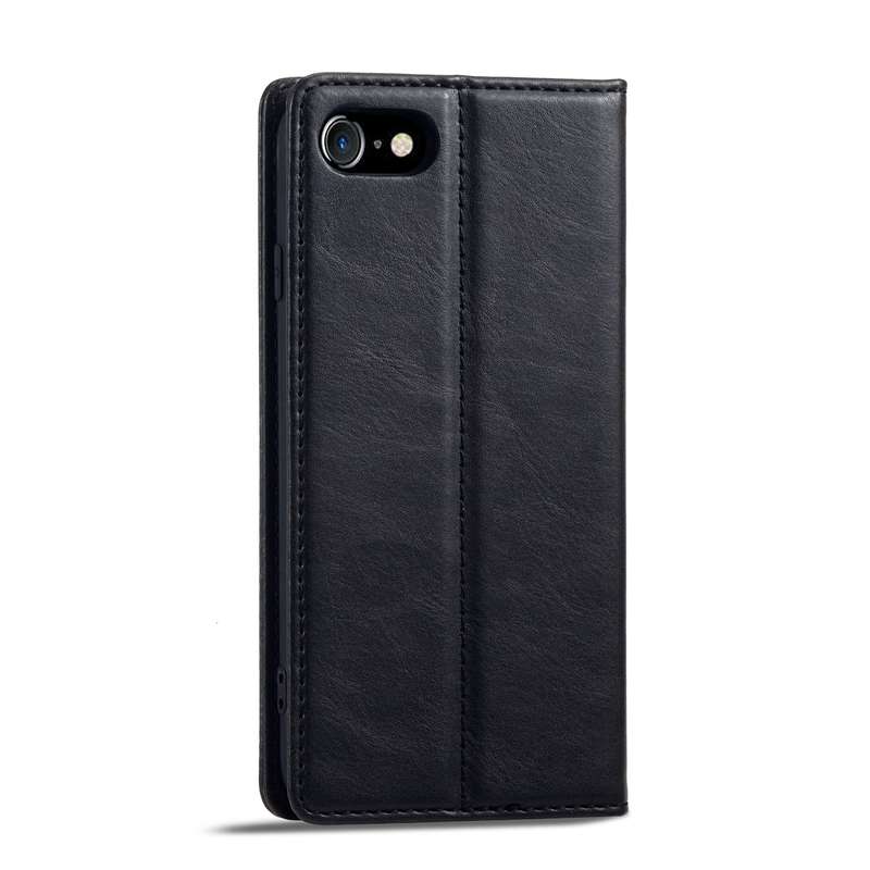 For iPhone SE 2022 / SE 2020 / 8 / 7 LC.IMEEKE RFID Anti-theft Leather Phone Case(Brown)