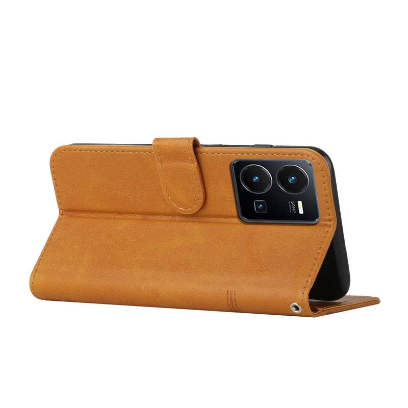 For iPhone SE 2022 / SE 2020 / 8 / 7 LC.IMEEKE RFID Anti-theft Leather Phone Case(Brown)