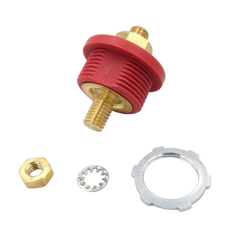 Car Battery Charger Studs Battery Terminal Connectors(Red)