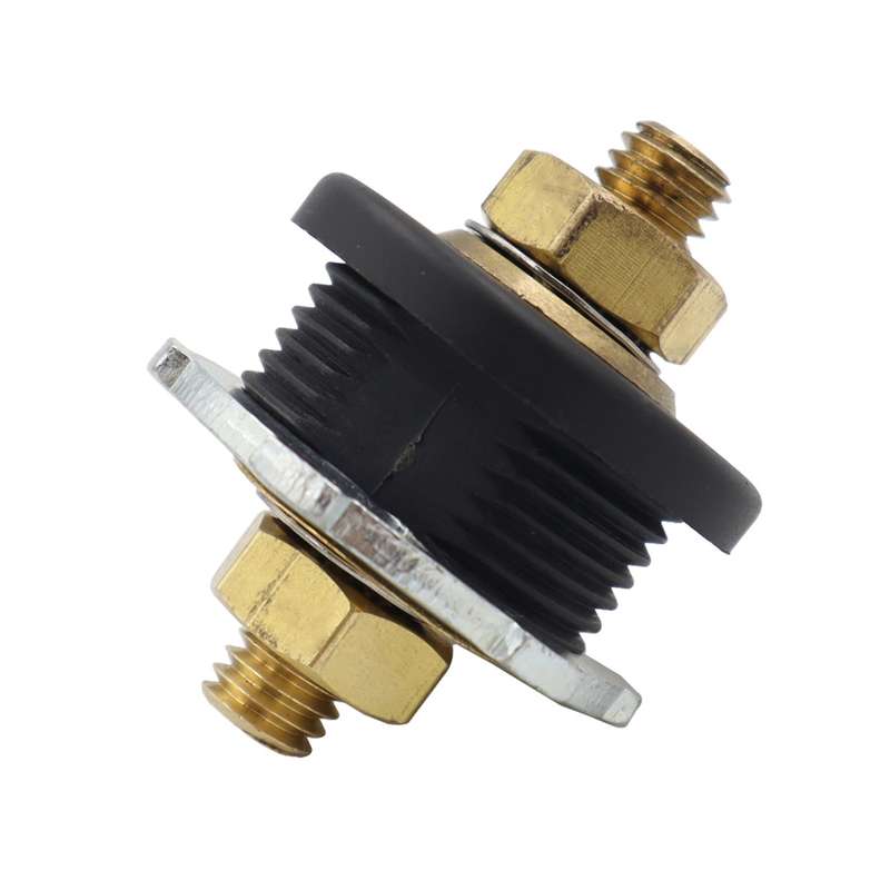 Car Battery Charger Studs Battery Terminal Connectors(Black)