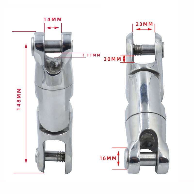 Three Stage 10-12mm 316 Stainless Steel Marine Anchor Rotary Joint