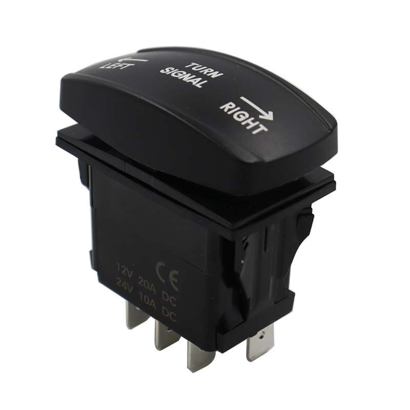 For UTV / ATU Car Turn Signal Light Toggle Switch Turn Signal Kit, Style:Vertical Green Turn Switch