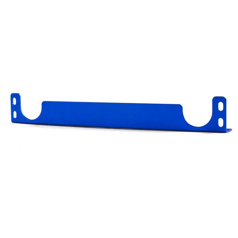 British 330mm Car Engine Oil Cooler Mounting Bracket Kit(Blue)