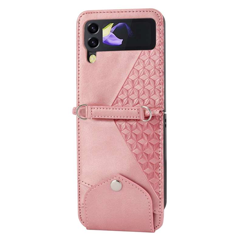 For Samsung Galaxy Z Fold4 GKK Magnetic Hinge Flip Phone Case with Pen Holder & Holder(Silver)