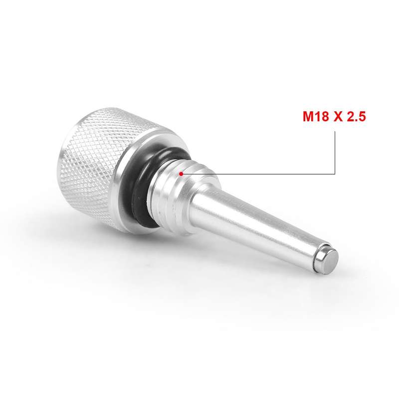For WEN Yamaha Predator M18 x 2.5 Inverter Generator Magnetic Dipstick(Silver)