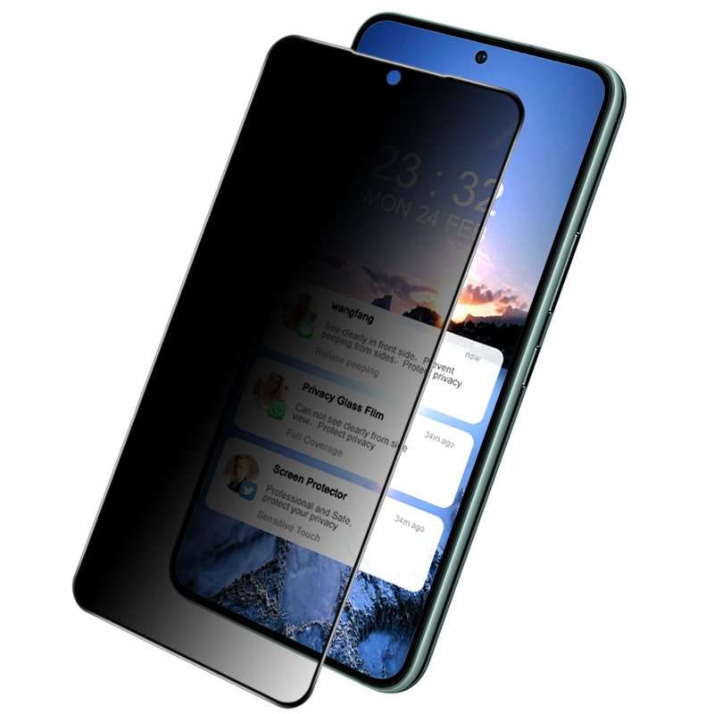 For Samsung Galaxy S22+ 5G imak HD Full Screen Anti-spy Tempered Glass Protective Film
