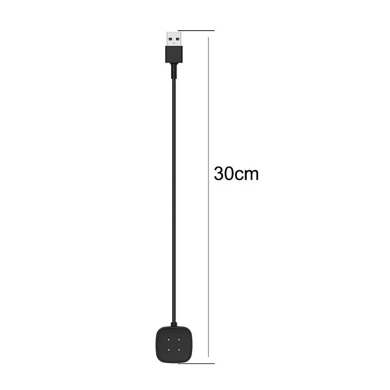 For Fitbit Versa4 Watch Magnetic Charging Cable Length: 30cm