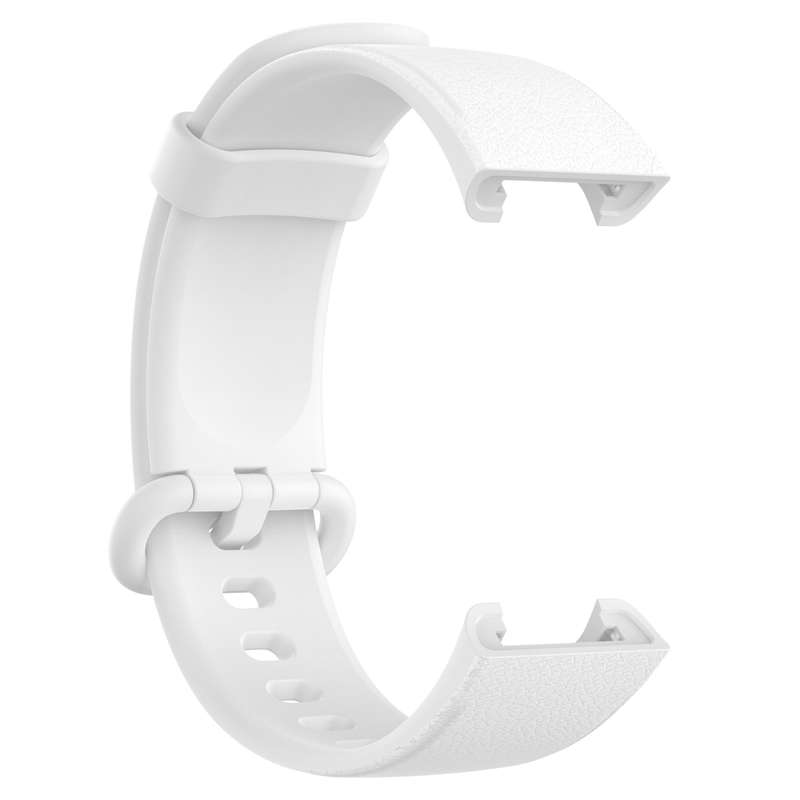 For Xiaomi MI Watch Lite / Redmi Watch Litchi Texture Leather Watch Band(White)