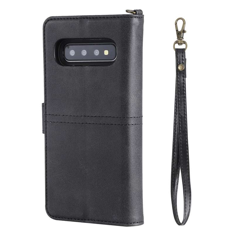 For Galaxy S10 Multifunctional Detachable Magnetic Horizontal Flip Leather Case with Card Slots & Ho