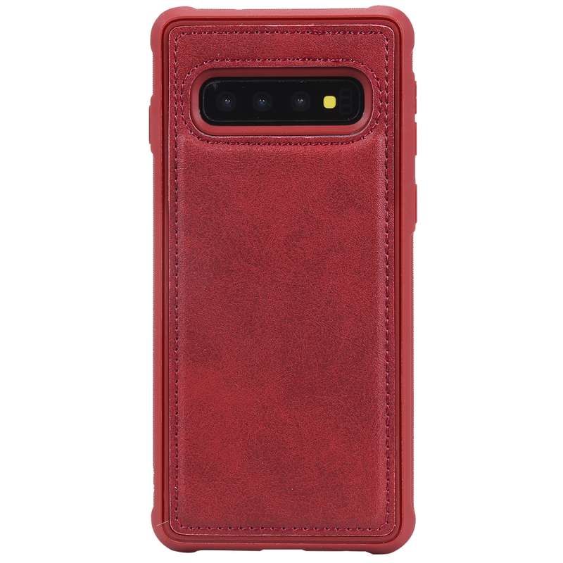 For Galaxy S10 Multifunctional Detachable Magnetic Horizontal Flip Leather Case with Card Slots & Ho