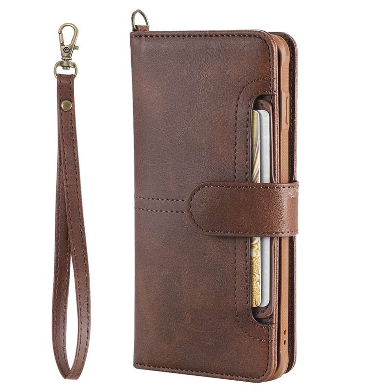 For Galaxy S10 Multifunctional Detachable Magnetic Horizontal Flip Leather Case with Card Slots & Ho