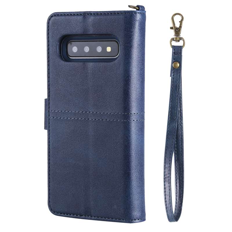 For Galaxy S10 Multifunctional Detachable Magnetic Horizontal Flip Leather Case with Card Slots & Ho