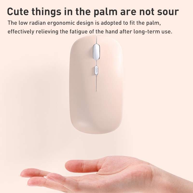 FOREV FVW312 1600dpi 2.4G Wireless Silent Portable Mouse(White)