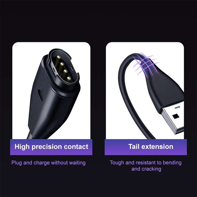 For Garmin Watch Charging Cable, USB-A to Straight