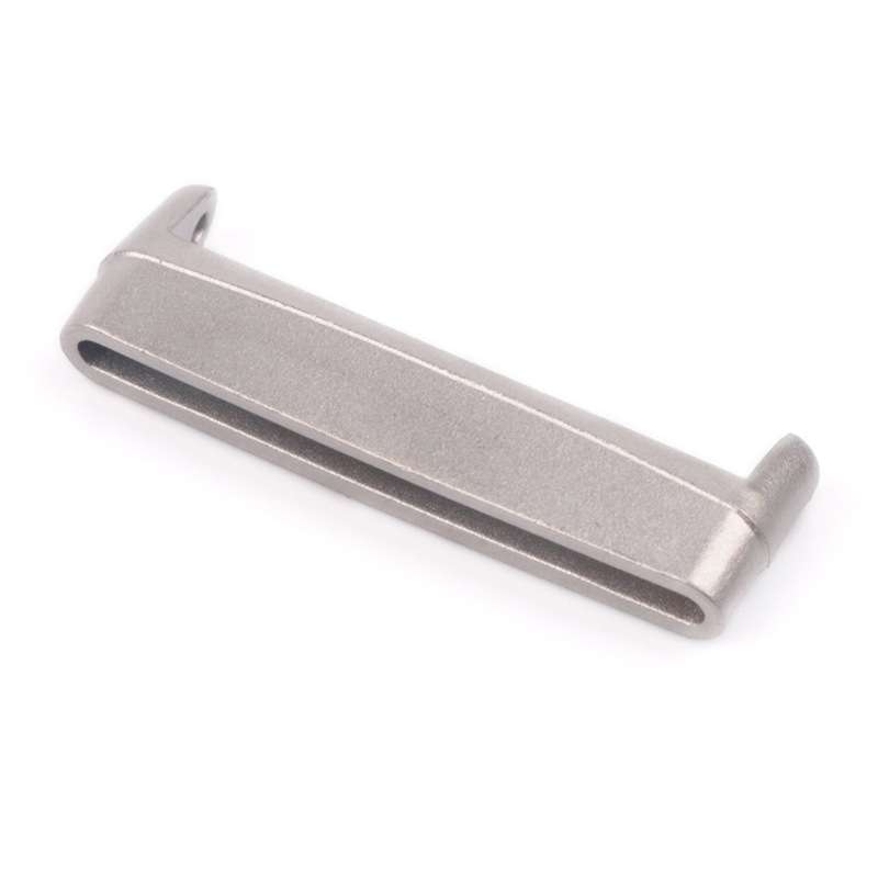 For Fitbit Versa 4 / Sense 2 1 Pair Universal Metal Watch Band Connectors(Silver)