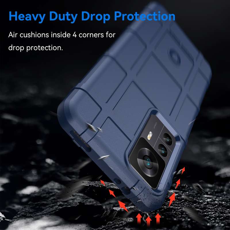 For Xiaomi 12T / Xiaomi 12T Pro / Redmi K50 Ultra Full Coverage Shockproof TPU Phone Case(Black)