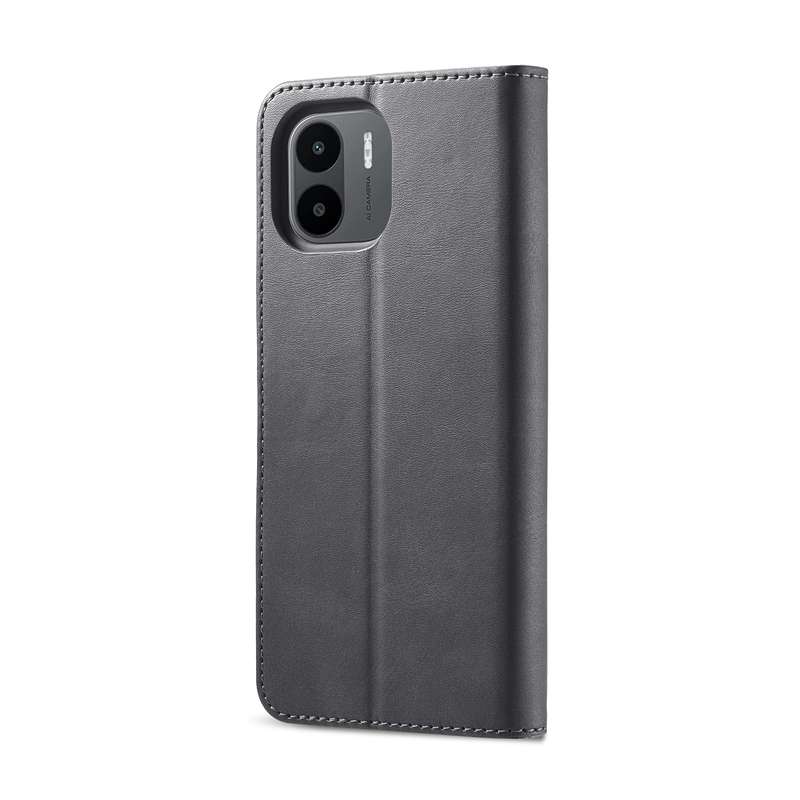 For Xiaomi Redmi A1 LC.IMEEKE Calf Texture Horizontal Flip Leather Case(Black)