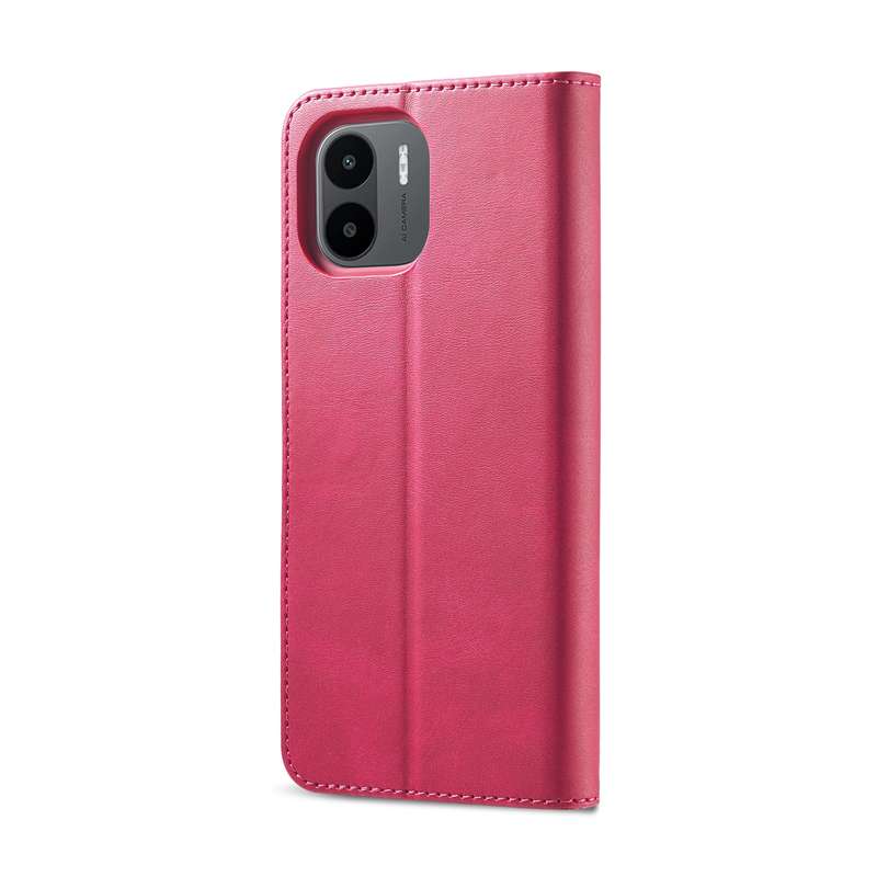 For Xiaomi Redmi A1 LC.IMEEKE Calf Texture Horizontal Flip Leather Case(Black)