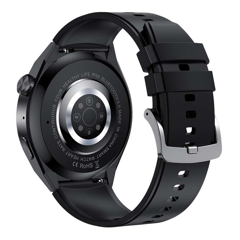 MD3MAX 1.39 inch Round Screen TPU Strap Smart Watch Supports Heart Rate Monitoring/Blood Oxygen Moni