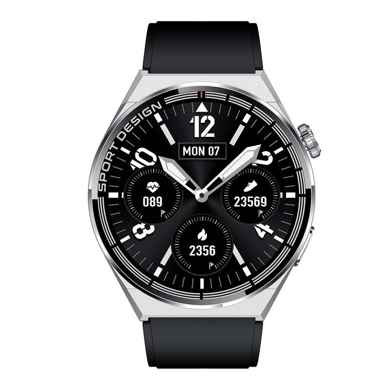 MD3MAX 1.39 inch Round Screen TPU Strap Smart Watch Supports Heart Rate Monitoring/Blood Oxygen Moni