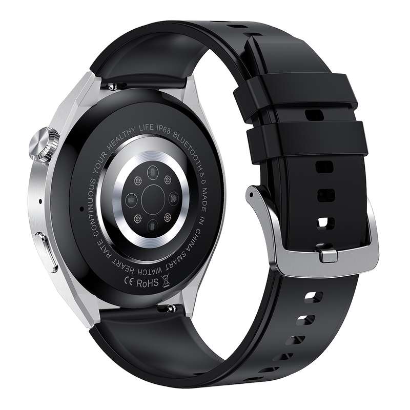 MD3MAX 1.39 inch Round Screen TPU Strap Smart Watch Supports Heart Rate Monitoring/Blood Oxygen Moni