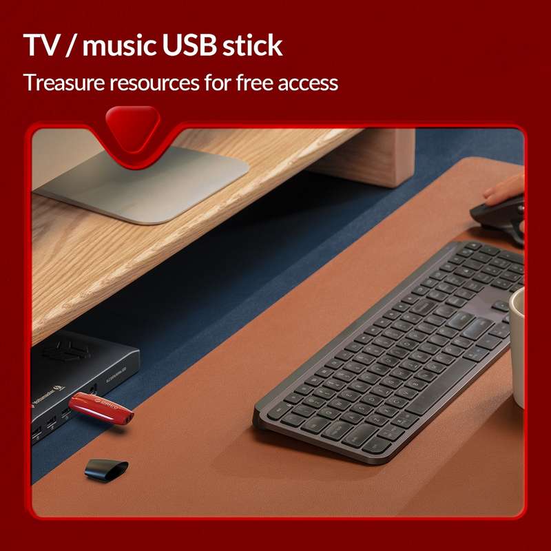 ORCIO USB3.0 U Disk Drive, Read: 260MB/s, Write: 15MB/s, Memory:128GB, Port:Type-C(Red)