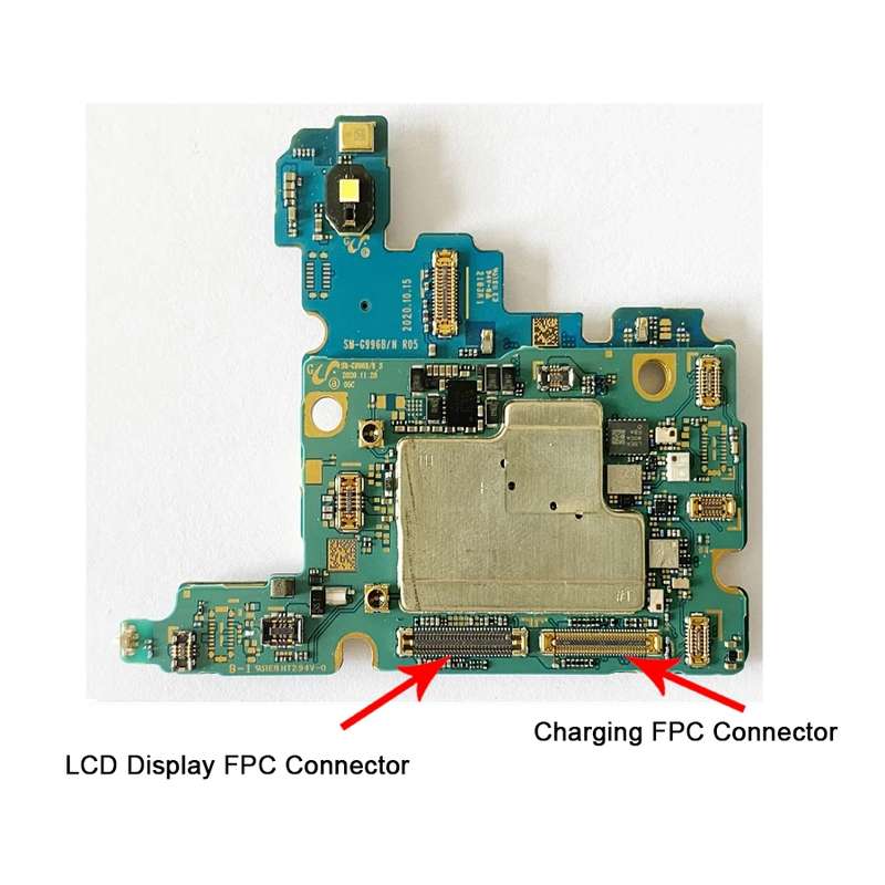 For Samsung Galaxy S21+ 5G SM-G996B 10pcs Charging FPC Connector On Motherboard