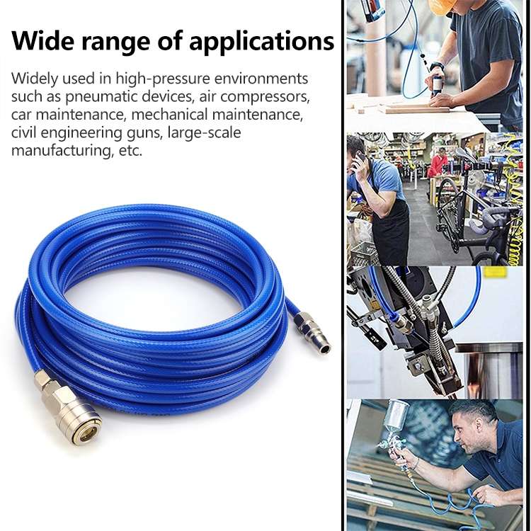 LAIZE High Pressure Flexible Polyurethane Pneumatic Tubing with Connector, Specification:10x6.5mm, 3