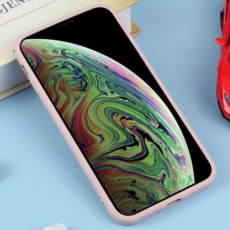For iPhone XS Max Liquid Silicone Full Coverage Shockproof Magsafe Phone Case(Black)