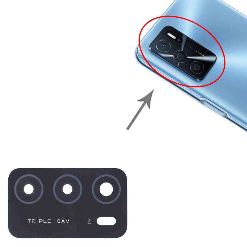 For OPPO A16/A16s/A54s 10 PCS Back Camera Lens