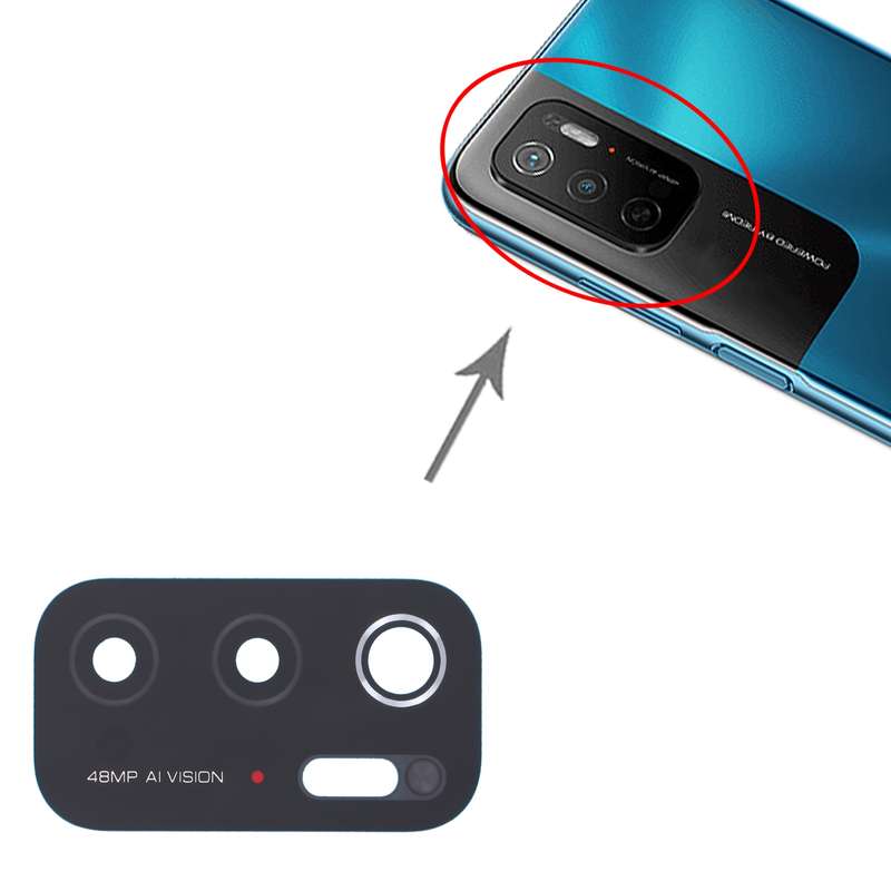 For Xiaomi Redmi Note 11SE 10 PCS Back Camera Lens