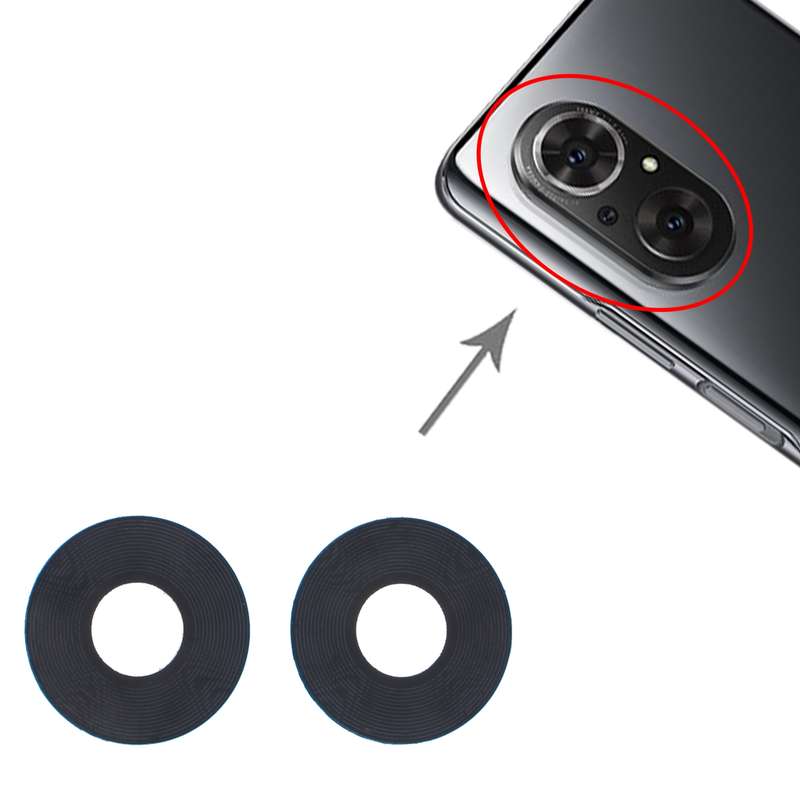 For Honor 50 SE 10 PCS Back Camera Lens