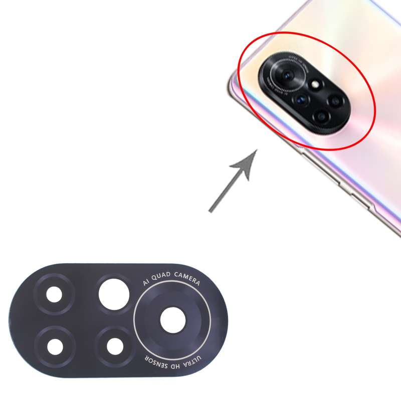For Huawei Nova 8 10 PCS Back Camera Lens