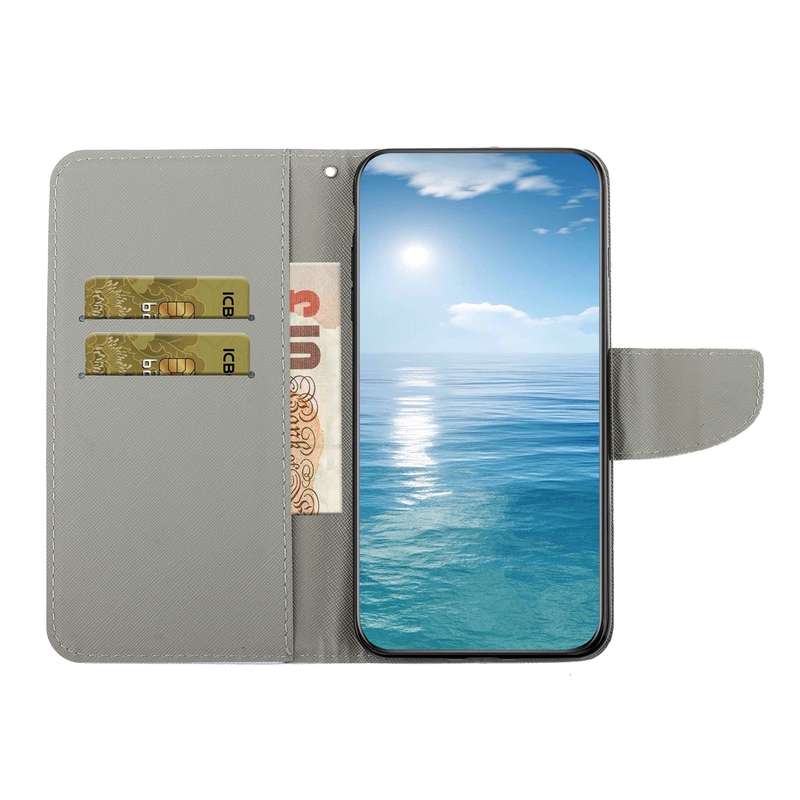 For vivo Y16 Colored Drawing Pattern Leather Phone Case(Diamond Kaleidoscope)