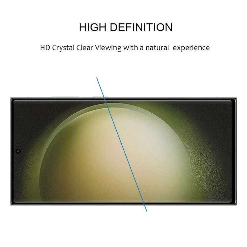 For Samsung Galaxy S23 Ultra 5G 3D Curved Edge Full Screen Full Glue Tempered Glass Film