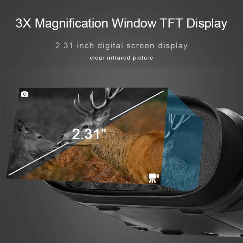 NV3180 Outdoor Hunting Starlight Level Sensor Digital Night Vision Binoculars