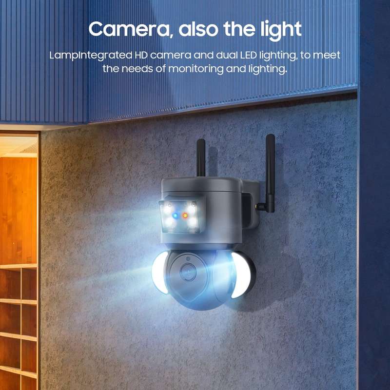 ST-429-4M-TY-4G 4MP 4G Smart Security Floodlight Camera Support Two-way Audio / Night Vision, EU 4G