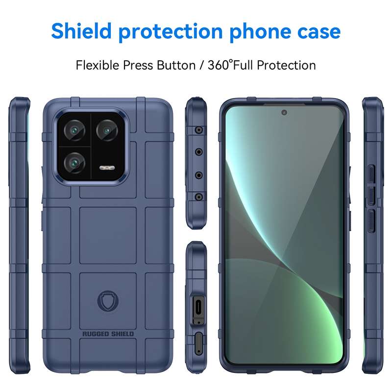 For Xiaomi 13 Pro Full Coverage Shockproof TPU Phone Case(Black)