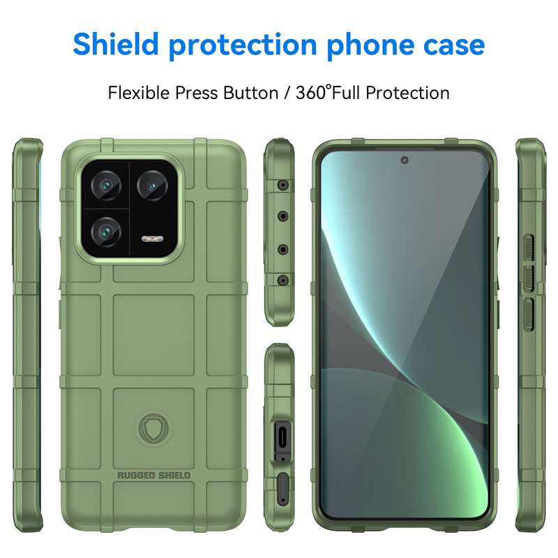 For Xiaomi 13 Pro Full Coverage Shockproof TPU Phone Case(Black)