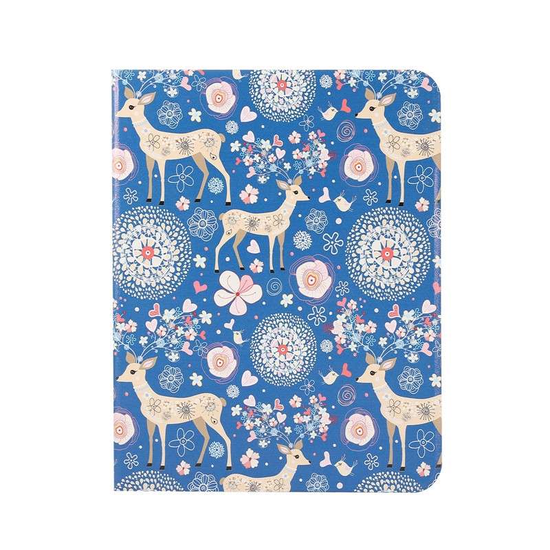For iPad Pro 11 2022/2021/2020/2018 / Air 10.9 2022/2020 Painted Voltage Pen Slot Tablet Smart Case(