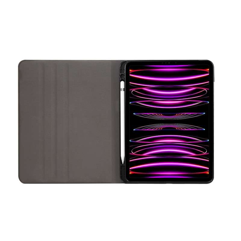 For iPad Pro 11 2022/2021/2020/2018 / Air 10.9 2022/2020 Painted Voltage Pen Slot Tablet Smart Case(