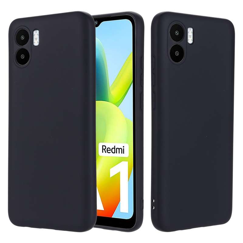 For Xiaomi Redmi A1 / A2 Pure Color Liquid Silicone Shockproof Phone Case(Green)