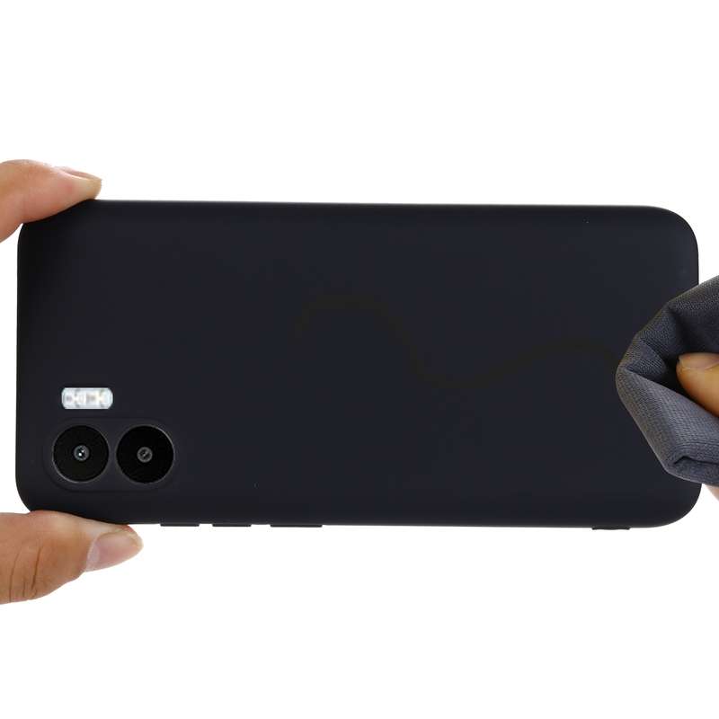 For Xiaomi Redmi A1 / A2 Pure Color Liquid Silicone Shockproof Phone Case(Green)