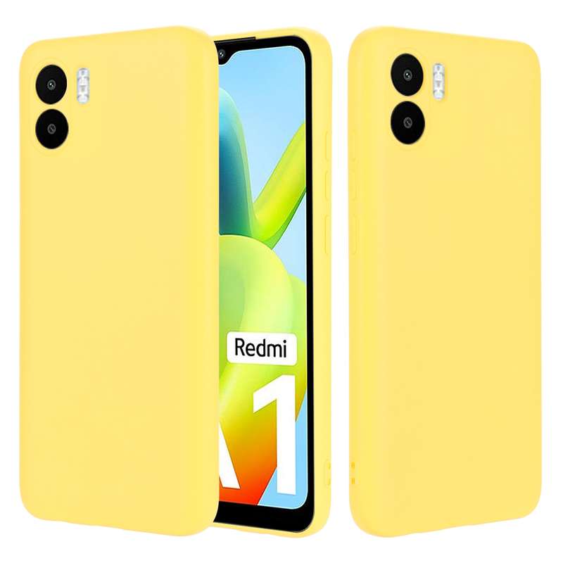 For Xiaomi Redmi A1 / A2 Pure Color Liquid Silicone Shockproof Phone Case(Green)