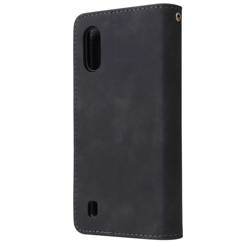 For Galaxy A01 Multifunctional Horizontal Flip Leather Case, with Card Slot & Holder & Zipper Wallet
