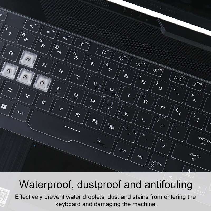 For Asus FA506IU 15.6 inch Transparent and Dustproof TPU Laptop Keyboard Protective Film