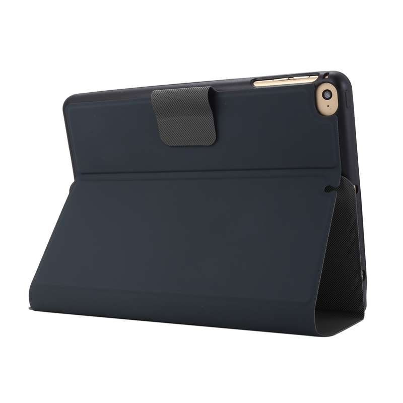For iPad mini 5 / 4 / 3 / 2 / 1 Electric Pressed Texture Horizontal Flip Leather Case with Holder &