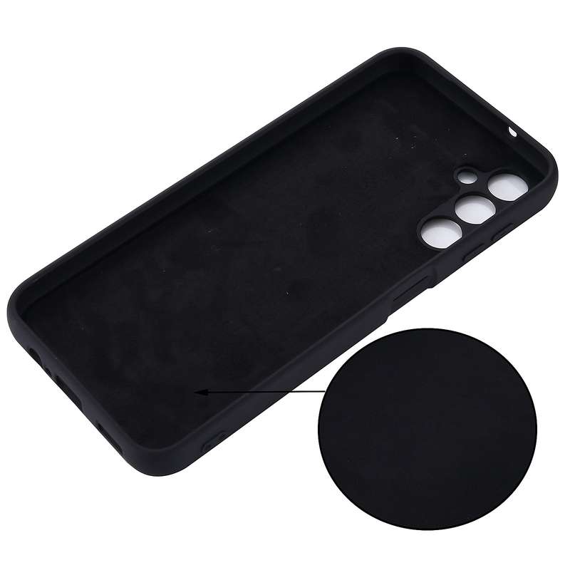 For Samsung Galaxy A14 5G Solid Color Liquid Silicone Shockproof Full Coverage Phone Case(Green)