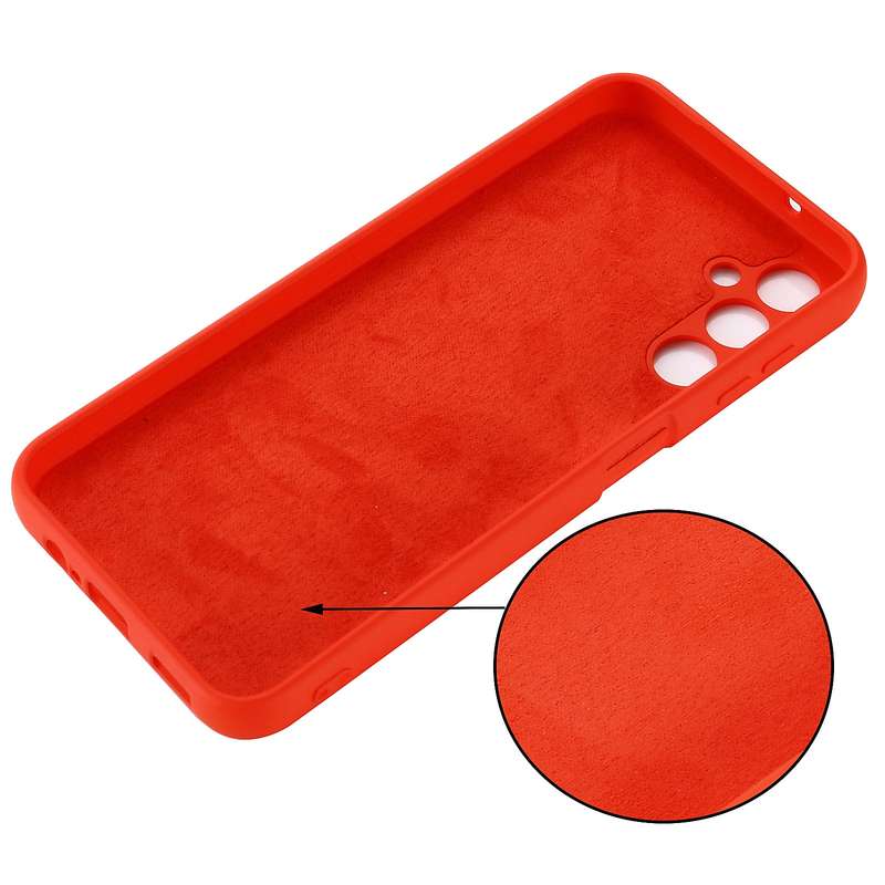 For Samsung Galaxy A14 5G Solid Color Liquid Silicone Shockproof Full Coverage Phone Case(Green)